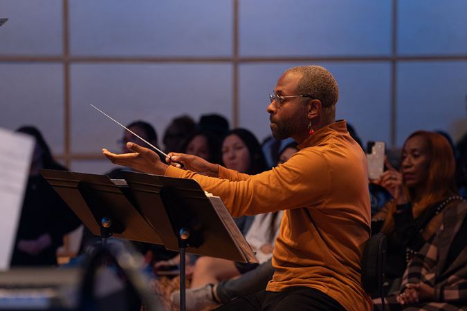 conductor leading ensemble