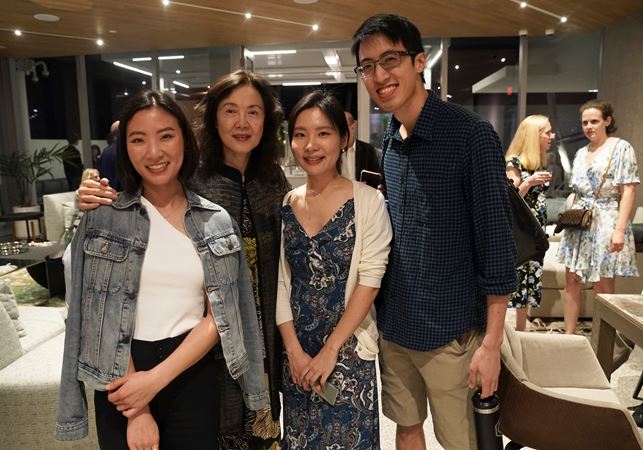 Life Trustee Ling Z. Markovitz and CSO musicians